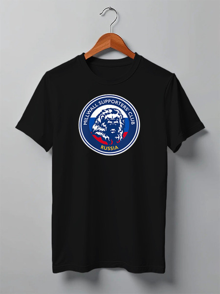 Заказать мужскую футболку в Москве. Футболка классическая Millwall MSC Russia NOLU tee от Millwall Supporters Club Russia - готовые дизайны и нанесение принтов.