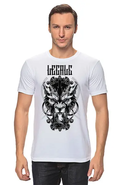 Заказать мужскую футболку в Москве. Футболка классическая Lycanthrope от Legale Prints - готовые дизайны и нанесение принтов.