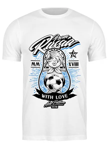 Заказать мужскую футболку в Москве. Футболка классическая Без названия от Ирина - готовые дизайны и нанесение принтов.