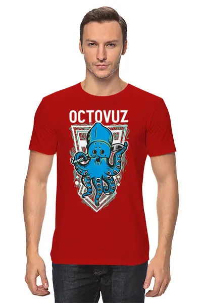 Заказать мужскую футболку в Москве. Футболка классическая ✱ OCTOVUZ ✱ от balden - готовые дизайны и нанесение принтов.