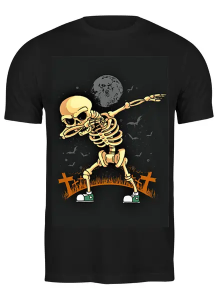 Заказать мужскую футболку в Москве. Футболка классическая Horror   от T-shirt print  - готовые дизайны и нанесение принтов.