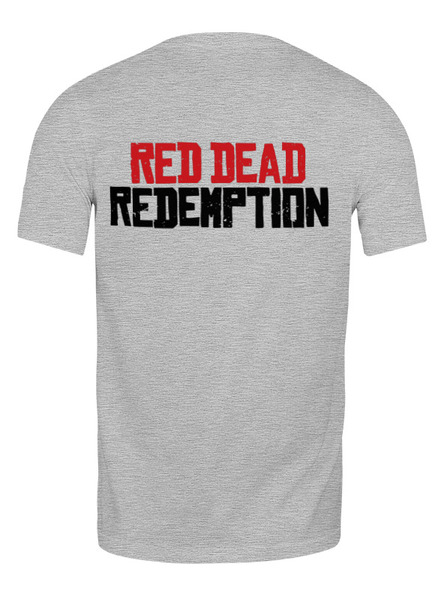 Заказать мужскую футболку в Москве. Футболка классическая Red Dead Redemtion game от Leichenwagen - готовые дизайны и нанесение принтов.