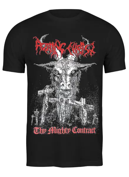 Заказать мужскую футболку в Москве. Футболка классическая Rotting Christ от terasbetonik - готовые дизайны и нанесение принтов.