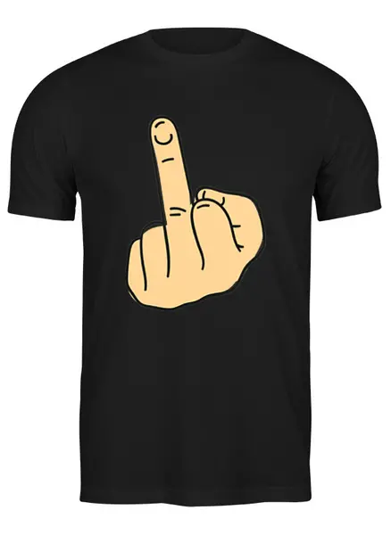 Заказать мужскую футболку в Москве. Футболка классическая The Fuck от rybdenis1@mail.ru - готовые дизайны и нанесение принтов.