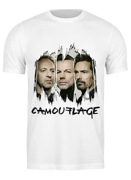 Заказать мужскую футболку в Москве. Футболка классическая Camouflage от OEX design - готовые дизайны и нанесение принтов.