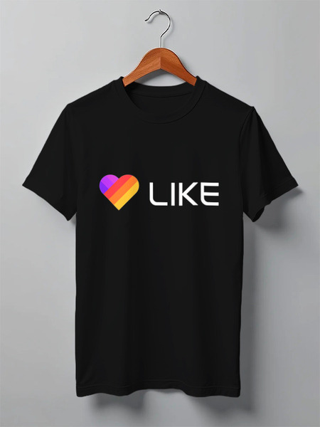 Заказать мужскую футболку в Москве. Футболка классическая Like  от DESIGNER   - готовые дизайны и нанесение принтов.