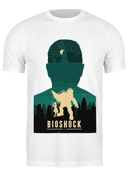 Заказать мужскую футболку в Москве. Футболка классическая Biochock poster от priceless - готовые дизайны и нанесение принтов.