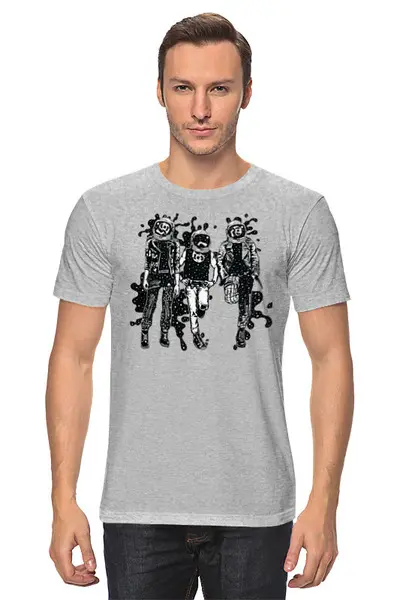 Заказать мужскую футболку в Москве. Футболка классическая Oldschool от oneredfoxstore@gmail.com - готовые дизайны и нанесение принтов.