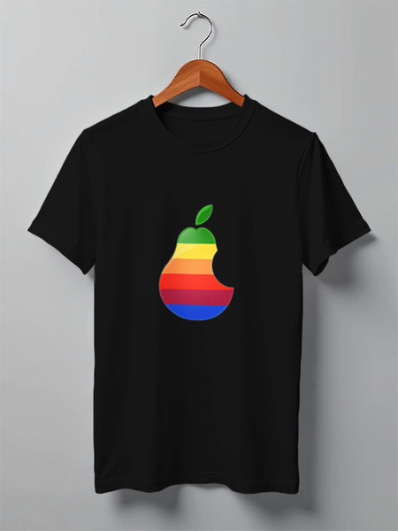 Заказать мужскую футболку в Москве. Футболка классическая Груша от YellowCloverShop - готовые дизайны и нанесение принтов.