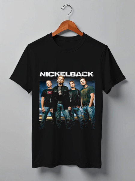 Заказать мужскую футболку в Москве. Футболка классическая Nickelback от Денис - готовые дизайны и нанесение принтов.