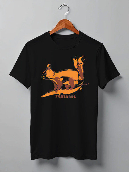 Заказать мужскую футболку в Москве. Футболка классическая Animals от oneredfoxstore@gmail.com - готовые дизайны и нанесение принтов.