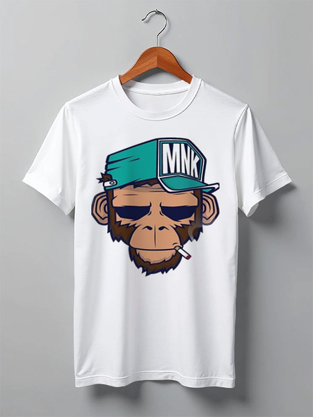 Заказать мужскую футболку в Москве. Футболка классическая MNK Design. Original Design от fenjke - готовые дизайны и нанесение принтов.