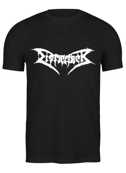 Заказать мужскую футболку в Москве. Футболка классическая dismember logo от Aleksey Melnick - готовые дизайны и нанесение принтов.