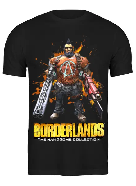 Заказать мужскую футболку в Москве. Футболка классическая BORDERLANDS от robus - готовые дизайны и нанесение принтов.