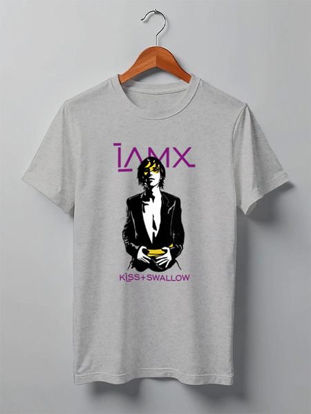 Заказать мужскую футболку в Москве. Футболка классическая IAMX / Kiss And Swallow от OEX design - готовые дизайны и нанесение принтов.