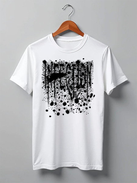 Заказать мужскую футболку в Москве. Футболка классическая Infection от oneredfoxstore@gmail.com - готовые дизайны и нанесение принтов.