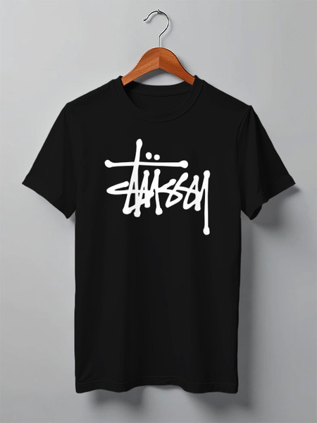 Заказать мужскую футболку в Москве. Футболка классическая Stussy от DESIGNER   - готовые дизайны и нанесение принтов.