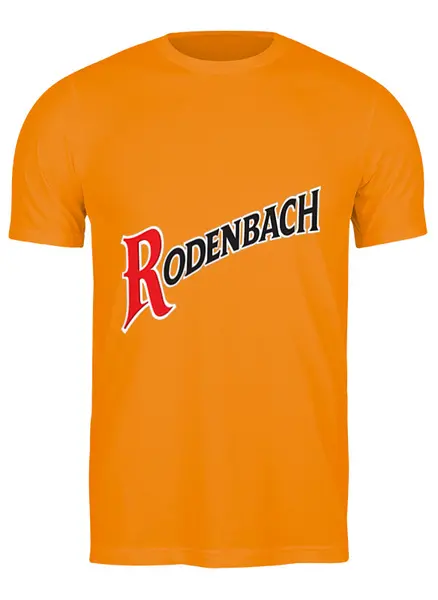 Заказать мужскую футболку в Москве. Футболка классическая Rodenbach от Денис - готовые дизайны и нанесение принтов.
