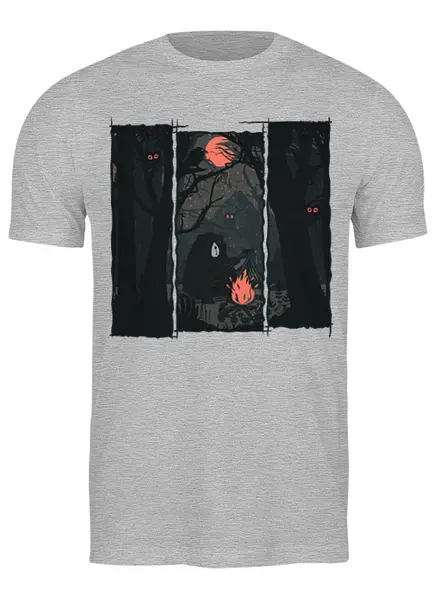 Заказать мужскую футболку в Москве. Футболка классическая Wild Music от oneredfoxstore@gmail.com - готовые дизайны и нанесение принтов.