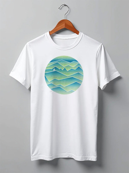 Заказать мужскую футболку в Москве. Футболка классическая Touring от oneredfoxstore@gmail.com - готовые дизайны и нанесение принтов.