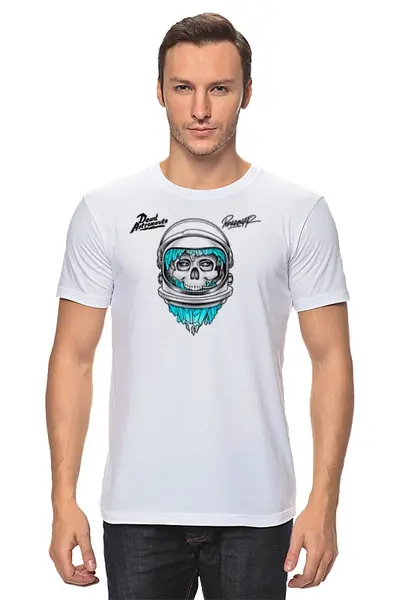 Заказать мужскую футболку в Москве. Футболка классическая Dead Astronauts от Leichenwagen - готовые дизайны и нанесение принтов.