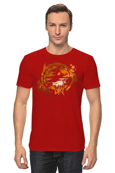 Заказать мужскую футболку в Москве. Футболка классическая Dirt Rider от oneredfoxstore@gmail.com - готовые дизайны и нанесение принтов.