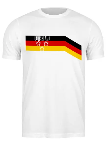 Заказать мужскую футболку в Москве. Футболка классическая Германия от printik - готовые дизайны и нанесение принтов.