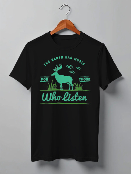 Заказать мужскую футболку в Москве. Футболка классическая Mountains от oneredfoxstore@gmail.com - готовые дизайны и нанесение принтов.