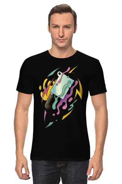 Заказать мужскую футболку в Москве. Футболка классическая Zombies от oneredfoxstore@gmail.com - готовые дизайны и нанесение принтов.