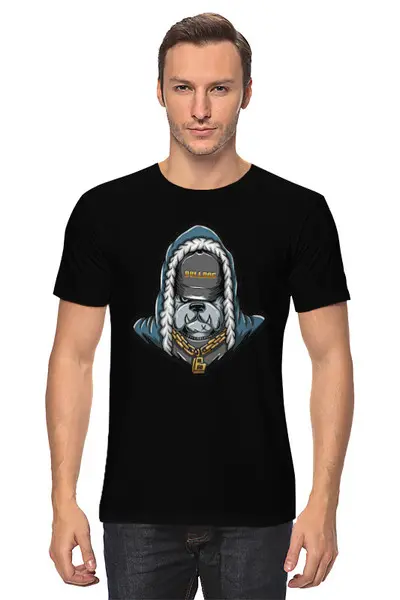 Заказать мужскую футболку в Москве. Футболка классическая Брутал  от T-shirt print  - готовые дизайны и нанесение принтов.