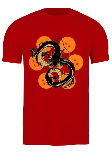 Заказать мужскую футболку в Москве. Футболка классическая Китайский дракон  от hideo_kojima - готовые дизайны и нанесение принтов.