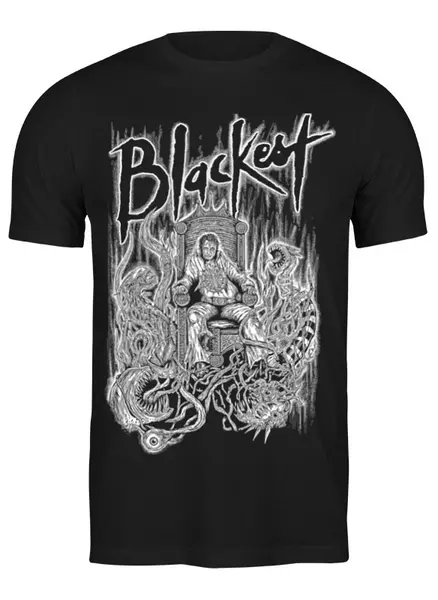 Заказать мужскую футболку в Москве. Футболка классическая Art Horror от Leichenwagen - готовые дизайны и нанесение принтов.