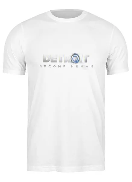 Заказать мужскую футболку в Москве. Футболка классическая Detroit Become Human от THE_NISE  - готовые дизайны и нанесение принтов.