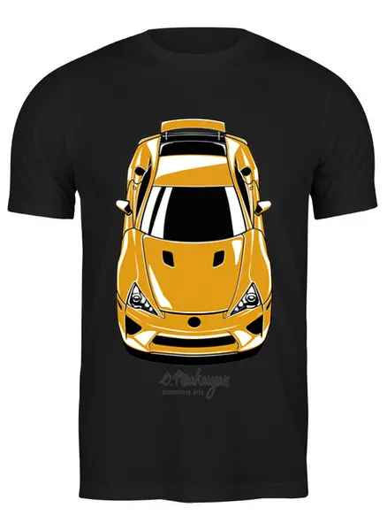 Заказать мужскую футболку в Москве. Футболка классическая Lexus LFA от Oleg Markaryan - готовые дизайны и нанесение принтов.