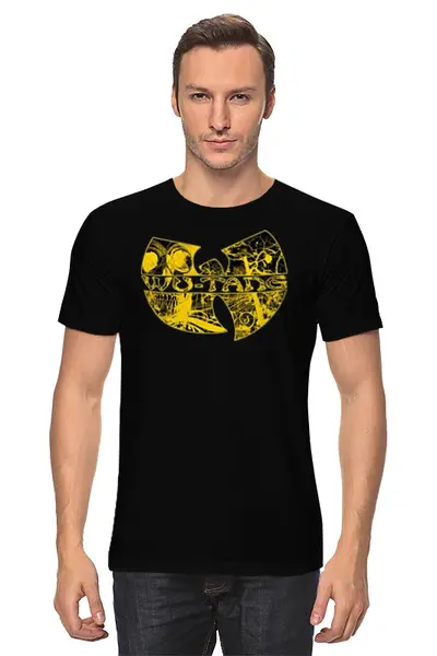 Заказать мужскую футболку в Москве. Футболка классическая Wu-tang от торгаш - готовые дизайны и нанесение принтов.