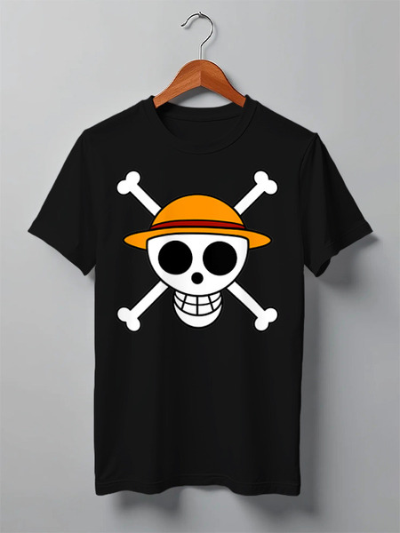 Заказать мужскую футболку в Москве. Футболка классическая One Piece от Y L - готовые дизайны и нанесение принтов.
