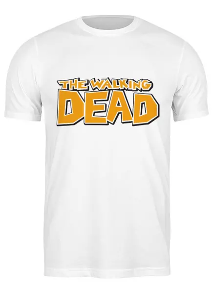 Заказать мужскую футболку в Москве. Футболка классическая The Walking Dead от THE_NISE  - готовые дизайны и нанесение принтов.