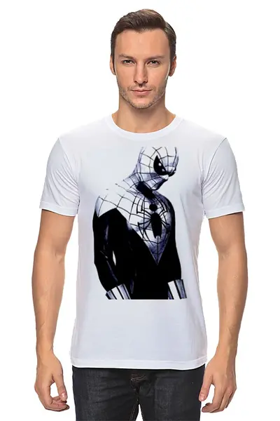 Заказать мужскую футболку в Москве. Футболка классическая Spider-man(A.Ross) от Tomás Torquemada - готовые дизайны и нанесение принтов.