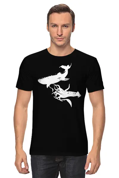 Заказать мужскую футболку в Москве. Футболка классическая Animals от oneredfoxstore@gmail.com - готовые дизайны и нанесение принтов.