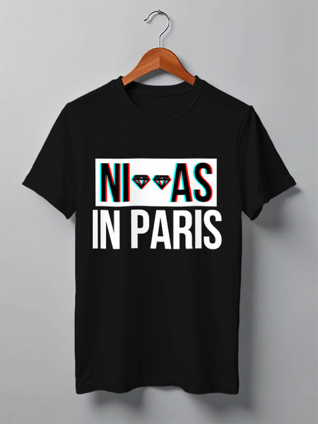 Заказать мужскую футболку в Москве. Футболка классическая In Paris от typoclothes - готовые дизайны и нанесение принтов.