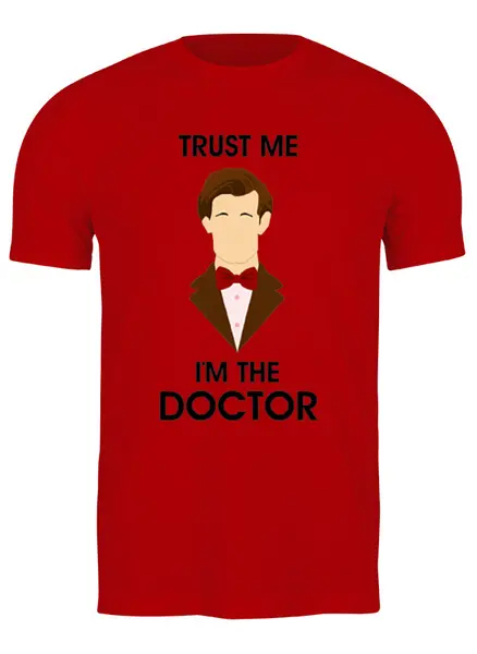 Заказать мужскую футболку в Москве. Футболка классическая Doctor Who  от cherdantcev - готовые дизайны и нанесение принтов.