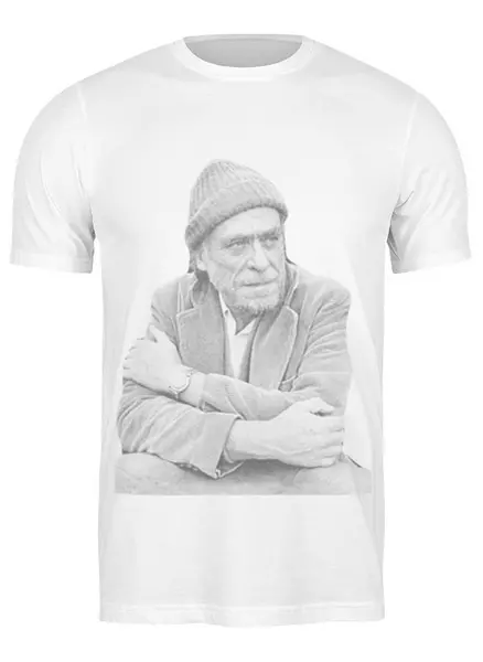 Заказать мужскую футболку в Москве. Футболка классическая Bukowski от Maxim - готовые дизайны и нанесение принтов.