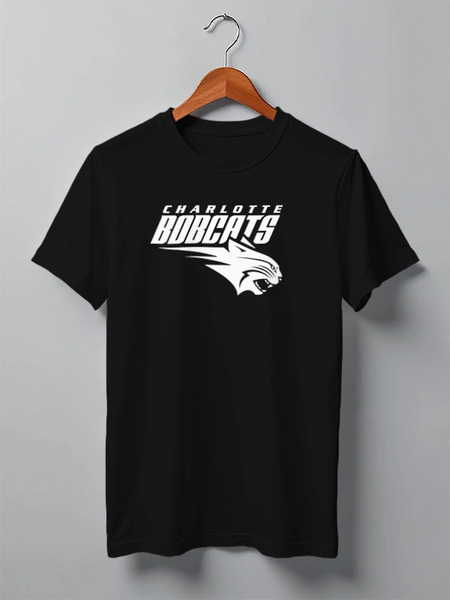 Заказать мужскую футболку в Москве. Футболка классическая Charlotte Bobcats от Сергей Дульнев - готовые дизайны и нанесение принтов.
