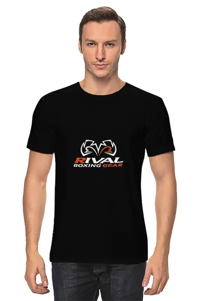 Заказать мужскую футболку в Москве. Футболка классическая Rival boxing gear от moscomdirect@gmail.com - готовые дизайны и нанесение принтов.
