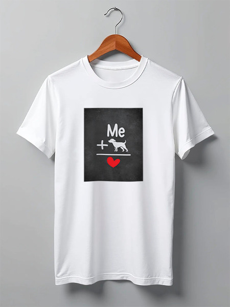 Заказать мужскую футболку в Москве. Футболка классическая I Love Dogs от Svetlana Locmanova - готовые дизайны и нанесение принтов.