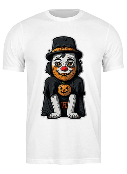 Заказать мужскую футболку в Москве. Футболка классическая Halloween 1 от Houser VT - готовые дизайны и нанесение принтов.