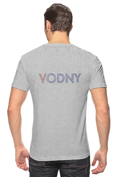 Заказать мужскую футболку в Москве. Футболка классическая Vodny hoodie. от аксель - готовые дизайны и нанесение принтов.