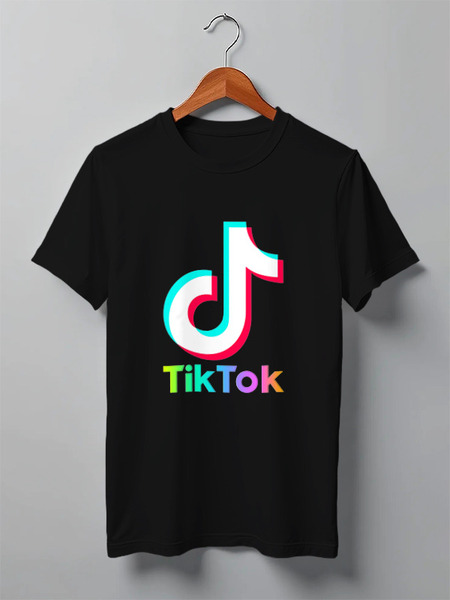 Заказать мужскую футболку в Москве. Футболка классическая TIK TOK (Tik Tok video) от vista12761@rambler.ru - готовые дизайны и нанесение принтов.