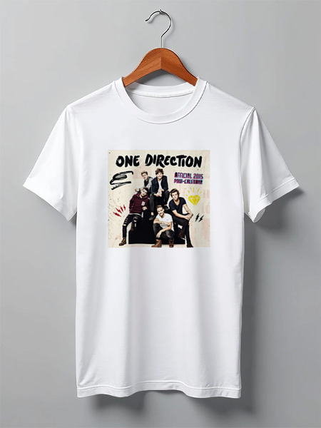 Заказать мужскую футболку в Москве. Футболка классическая One Direction   от cherdantcev - готовые дизайны и нанесение принтов.