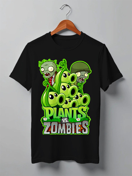 Заказать мужскую футболку в Москве. Футболка классическая PLANTS VS ZOMBIES от geekbox - готовые дизайны и нанесение принтов.